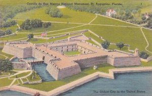 Florida Saint Augustine Castillo De San Marcos National Monument The Oldest C...