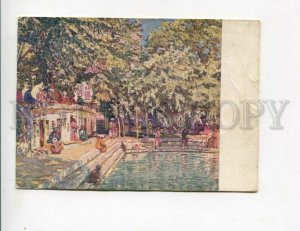 3128132 Uzbekistan OLD BUKHARA pond & teahouses by BURE OLD PC