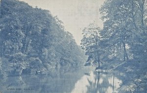 BINGLEY YORKSHIRE ENGLAND~RIVER AIRE POSTCARD