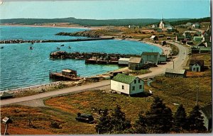 Mainadieu Cape Breton Nova Scotia Lobster Center Vintage Postcard R22