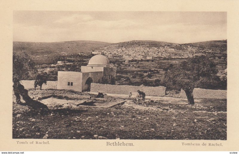 Bethlehem , Israel , 1900-10s ; Tomb of Rachel