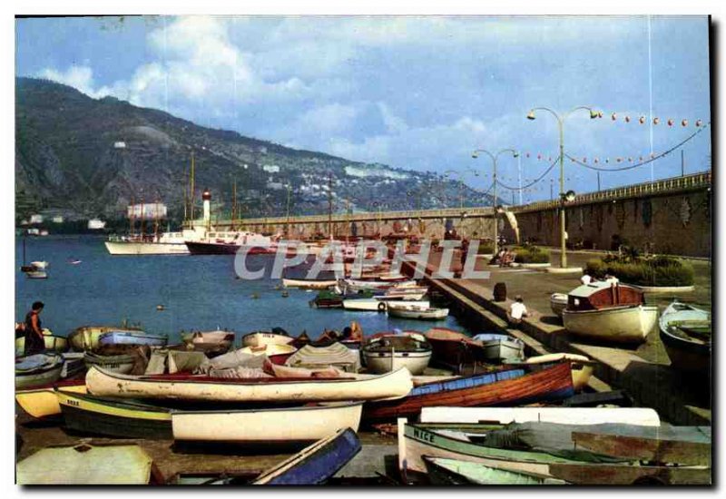 Postcard Moderne Menton AM Wearing Basically the border and Italy