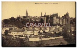 Old Postcard Glass Vue Generale
