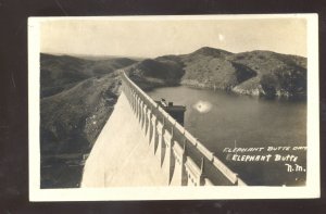 RPPC ELEPHANT BUTTE NEW MEXICO DAM VINTAGE REAL PHOTO POSTCARD