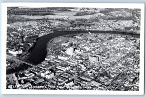 Fairbanks Alaska AK Postcard RPPC Photo Fairbanks From The Air c1950's Vintage