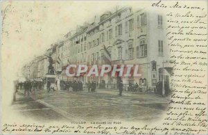 Old Postcard Toulon La Carre Port (map 1900)