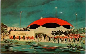 Vtg New York City NY Worlds Fair Travelers Insurance Pavilion 1964-1965 Postcard