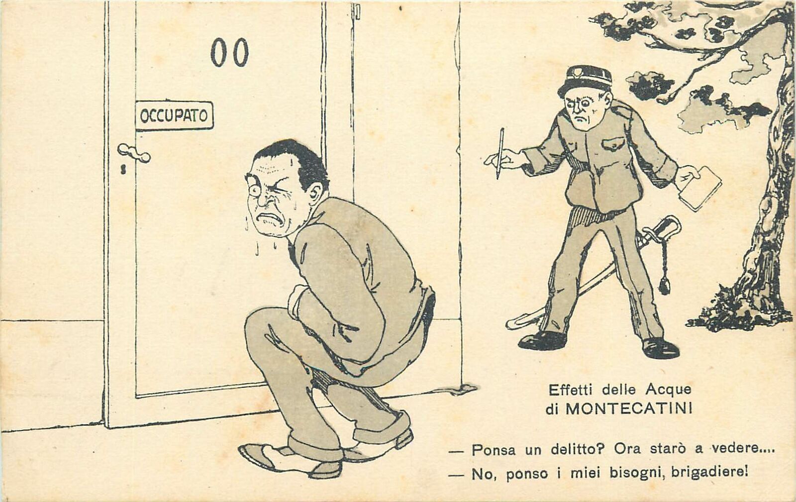 funny comic illustration caricature Postcard drinking water consequences toilet | Topics - Cartoons & Comics - Comics, Postcard / HipPostcard funny comic illustration caricature Postcard drinking water consequences toilet | Topics - Cartoons & Comics - Comics, Postcard / HipPostcard