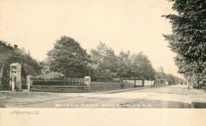 Postcard Antique View of Bellevue Avenue in Newport, RI.     aa6