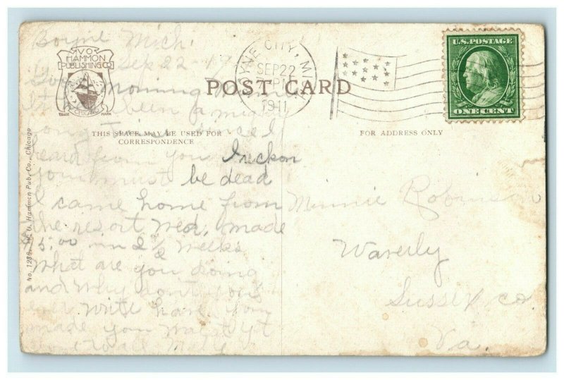 C. 1910 U. S. Life-Saving Station, Charlevoix, Mich. Postcard P171