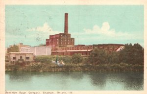 Dominion Sugar Company Building Chatham Ontario Canada CAN Vintage Postcard