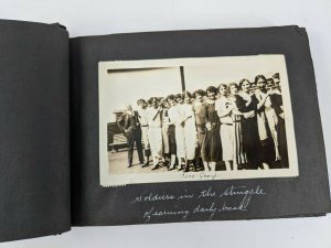 1920s era Gray Line Bus Old Photo and Album Camping Valley Forge Asbury Park