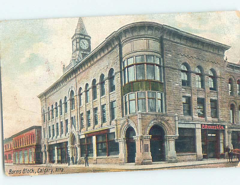 Divided-Back STORES ON THE BURNS BLOCK Calgary Alberta AB G2385