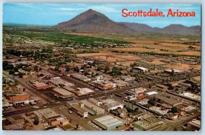 Scottsdale Arizona Postcard West Most Western Town Exterior 1960 Vintage Antique