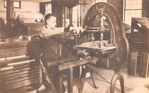 Print Shop Sturbridge, Massachusetts Postcard