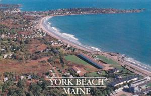 Maine York Beach Aerial View