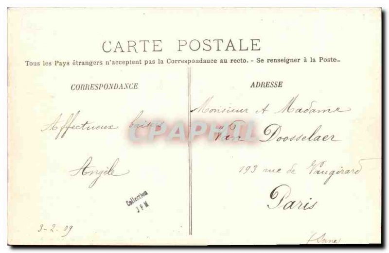 Old Postcard Courtelles The Deversoir and Sawmill Crevecoeur