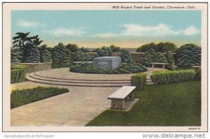 Oklahoma Claremore Will Rogers Tomb And Garden 1955