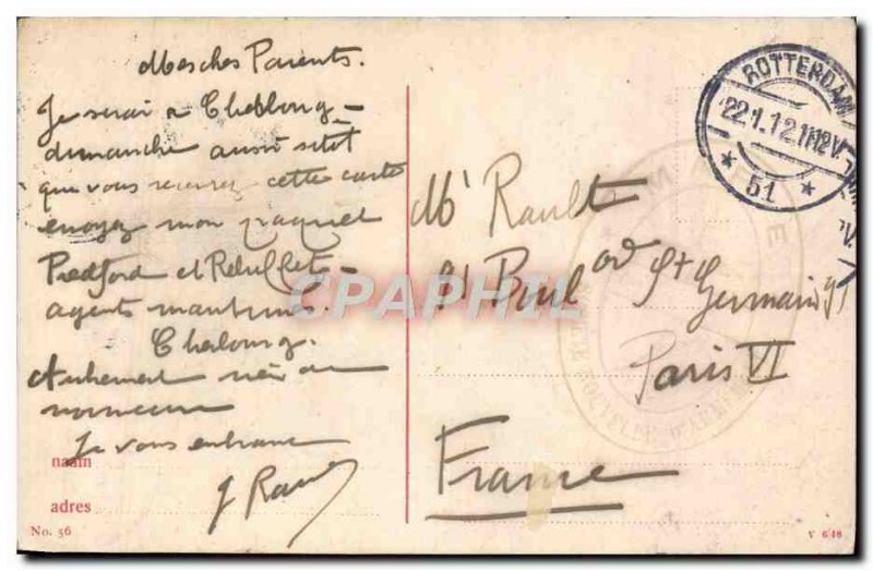 Old Postcard Rotterdam