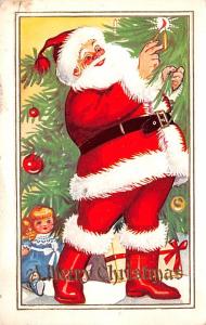 Santa Claus Christmas Old Vintage Antique Postcard