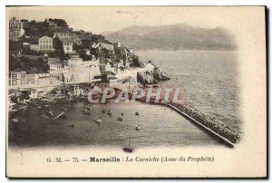 Postcard Old Marseille Anse La Corniche Prophete