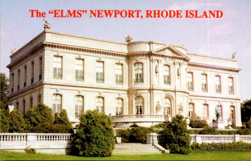 Rhode Island Newport The Elms