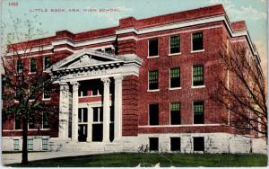 LITTLE ROCK, AR Arkansas     HIGH  SCHOOL    1913      Postcard
