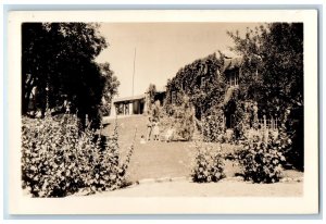 c1940's Bishop's North Lodge Santa Fe New Mexico NM RPPC Unposted Photo Postcard