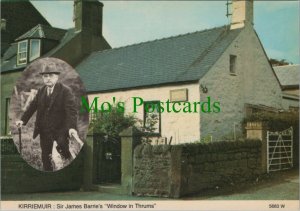 Scotland Postcard - Kirriemuir: Sir James Barrie's Window in Thrums  RR10348