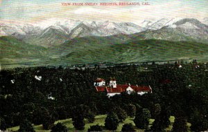 California Redlands View From Smiley Heights 1913