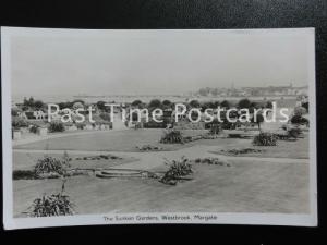 Kent MARGATE The Sunken Garden, Westbrook - Old RP Postcard by A.H.& S.