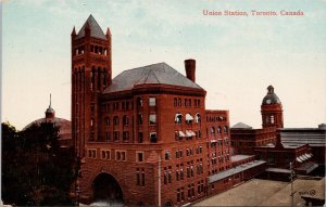 Union Station Toronto Ontario ON Valentine Sons Postcard H31