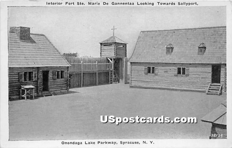 Fort Ste Marie De Gannentaa Syracuse NY Unused