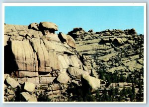 c1950's The Rocks Of Vedau Woo Rock Formation Cheyenne Laramie Wyoming Postcard