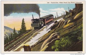 COLORADO, 1900-1910's; Timberline, Pikes Peak Cog Road