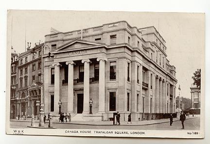 Real Photo Canada House, Trafalgar Square, London England