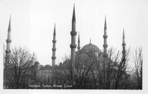 RPPC SULTAN AHMET CAMII ISTANBUL TURKEY REAL PHOTO POSTCARD (c. 1930s)