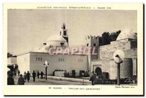 Postcard Old Paris International Colonial Exposition in 1931 Algeria Pavilion...