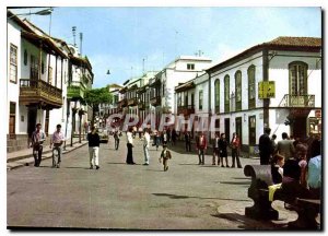 Modern Postcard Teror Gran Canarial typical Balconies