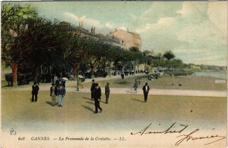 CPA AK CANNES - La Promenade de la Croisette (514147)