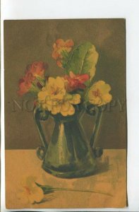 462031 Catharina KLEIN Charming flowers in Vase Vintage postcard