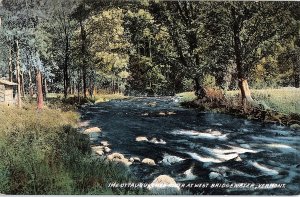 Postcard NATURE SCENE West Bridgewater Vermont VT AI4716