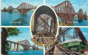 Scotland Postcard Forth Bridge different views