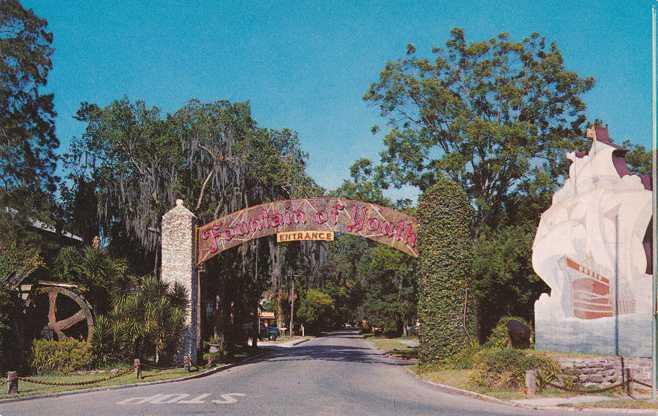 San Marco Entrance to Fountain of Youth - St Augustine, Florida