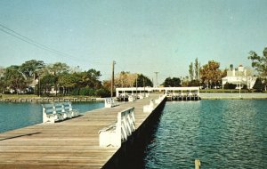 Postcard Greetings From Public Landing Waterfront Resort Chincoteague Maryland