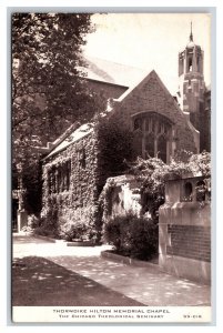 Thorndike Hilton Memorial Chapel Chicago Illinois IL UNP B&W Postcard P26