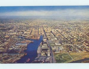 Pre-1980 PANORAMIC VIEW Stockton California CA i0903