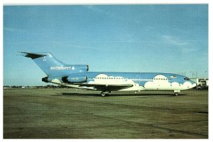 Vintage Northeastern Boeing 727-21 Airplane Postcard