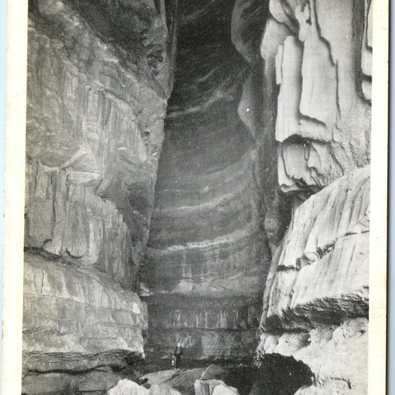 c1910s Mammoth Cave, KY Cathedral Domes PC Photo Cavern Lantern Spelunking A322
