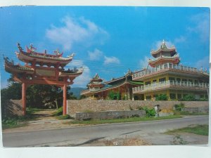 Beow Hiang Lim Temple Penang Postcard c1990 Perak Malaysia